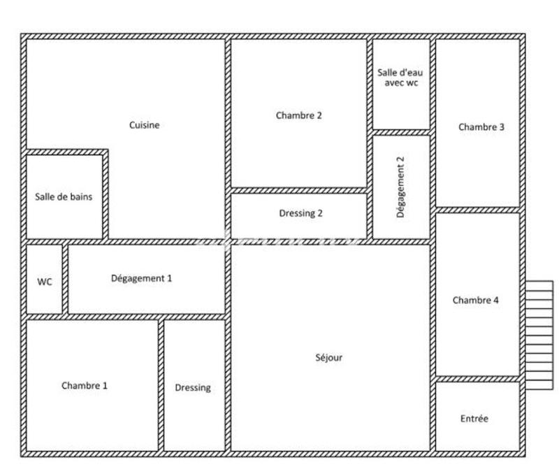 Appartement - 143 m² - 5 pièces