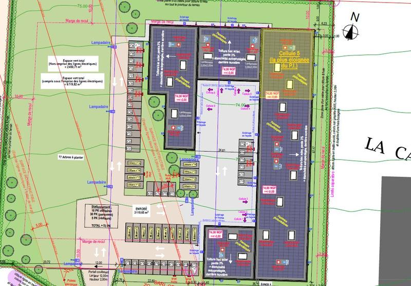 Local d'activités - 3 486 m²