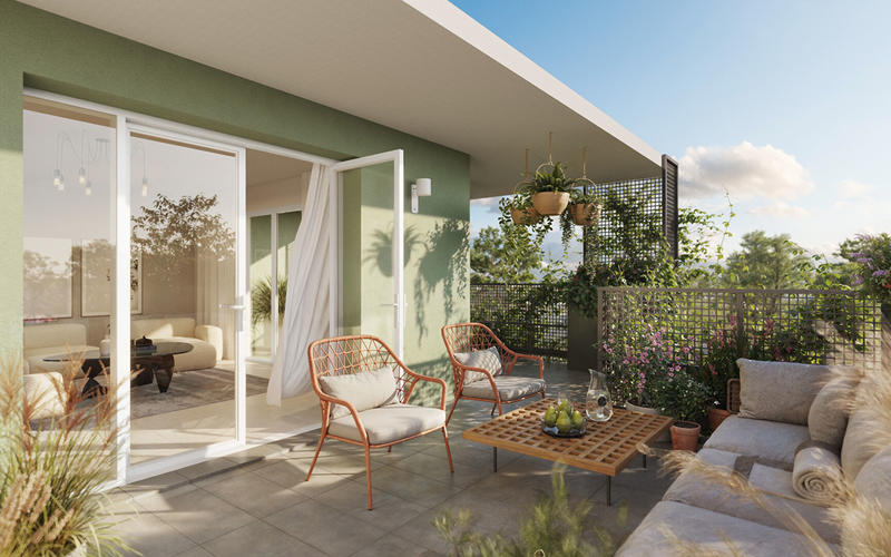 Appartement - 59 m² - 3 pièces