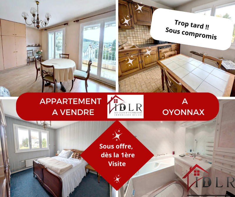 Appartement - 65 m² - 3 pièces