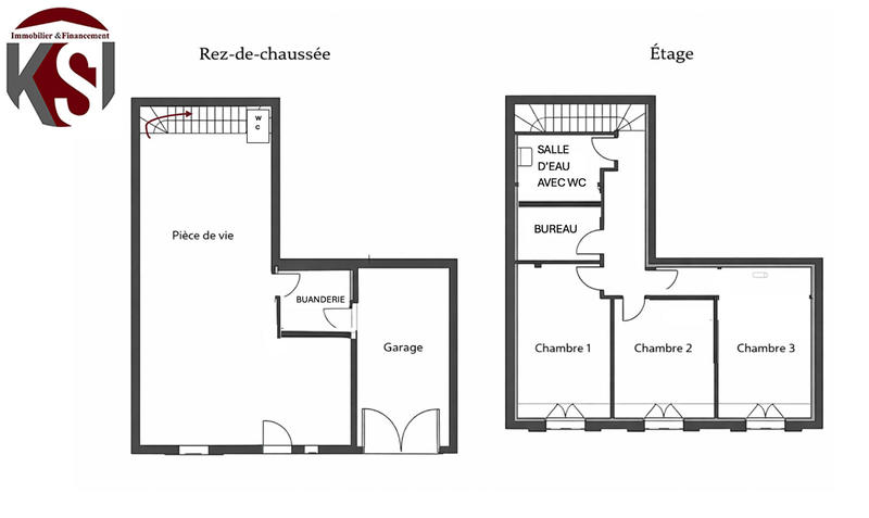Maison - 121 m² - 5 pièces