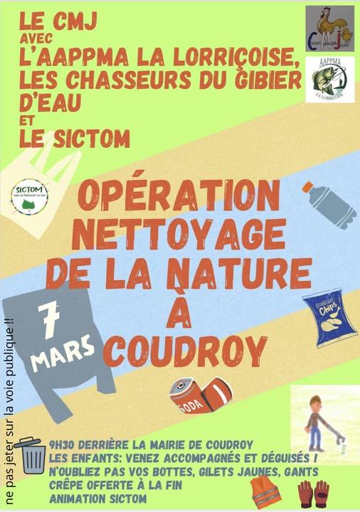 Nettoyage de la nature