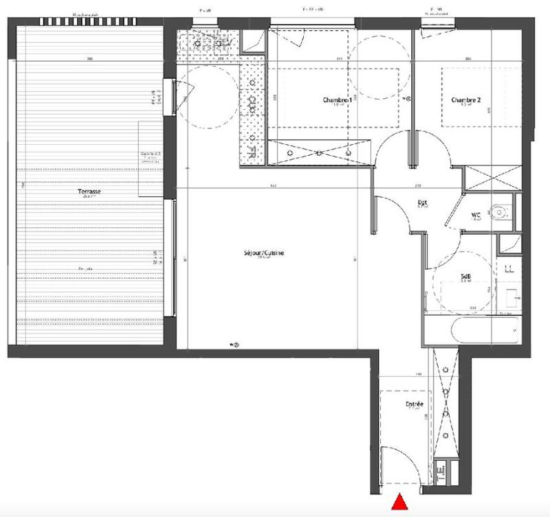 Appartement - 65 m² - 3 pièces