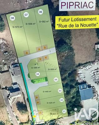 Terrain - 569 m²