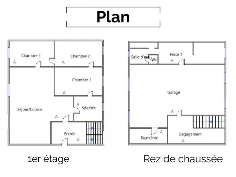 Maison - 102 m² - 4 pièces
