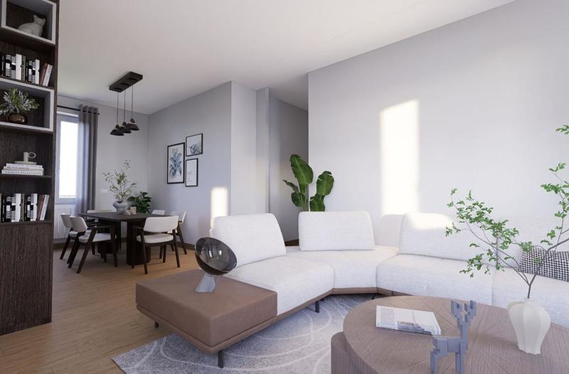 Appartement - 97 m² - 5 pièces