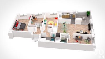 Appartement - 93 m² - 5 pièces