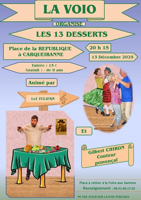 13 Desserts de la Voio