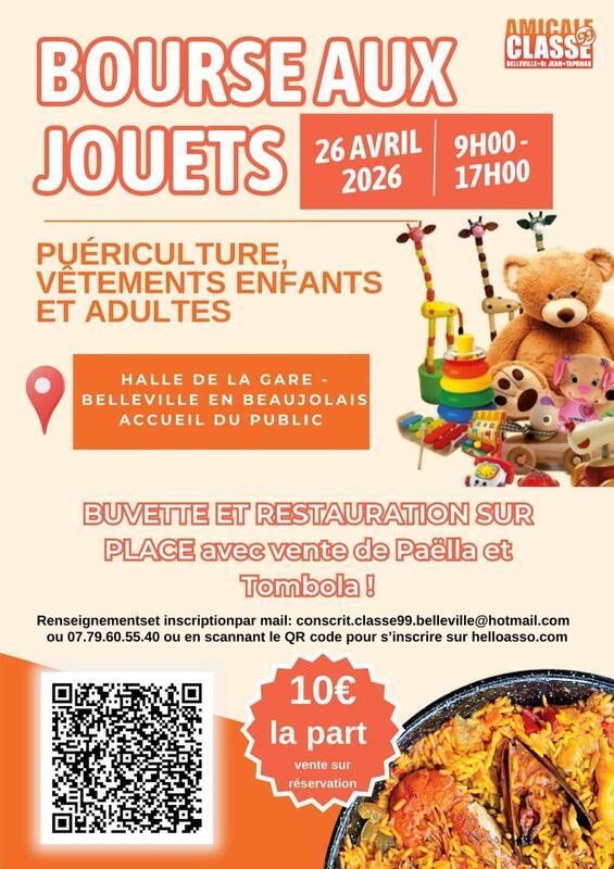 Bourse aux jouets, puéricultures et vêtements tout âge
