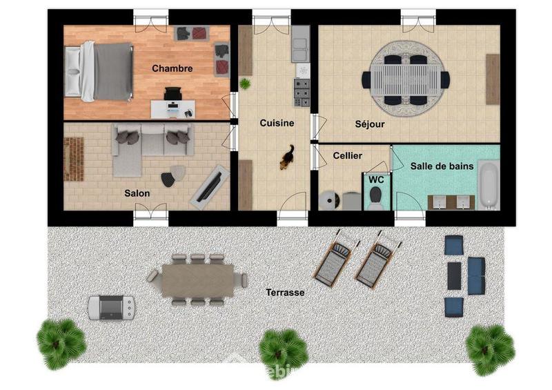 Ferme - 156 m² - 4 pièces