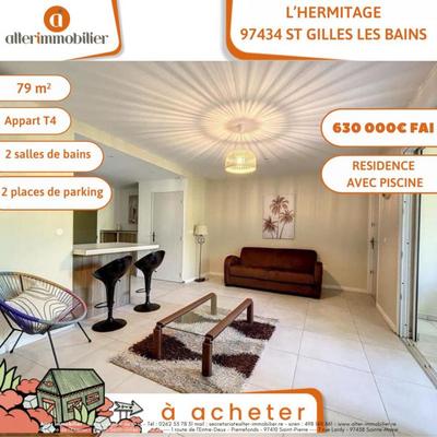 Appartement - 78 m² - 4 pièces