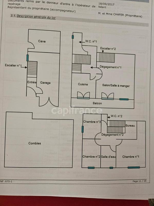 Maison de village - 100 m² - 4 pièces