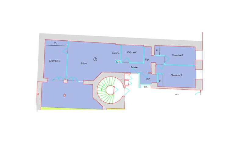 Appartement - 79 m² - 4 pièces