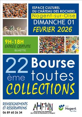 Bourse toutes collections de l'ahfmn - 22ème édition