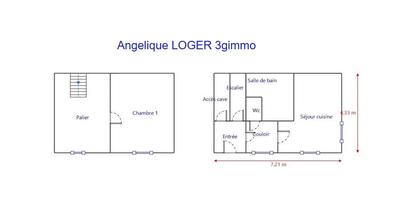 Maison de village - 40 m² - 3 pièces