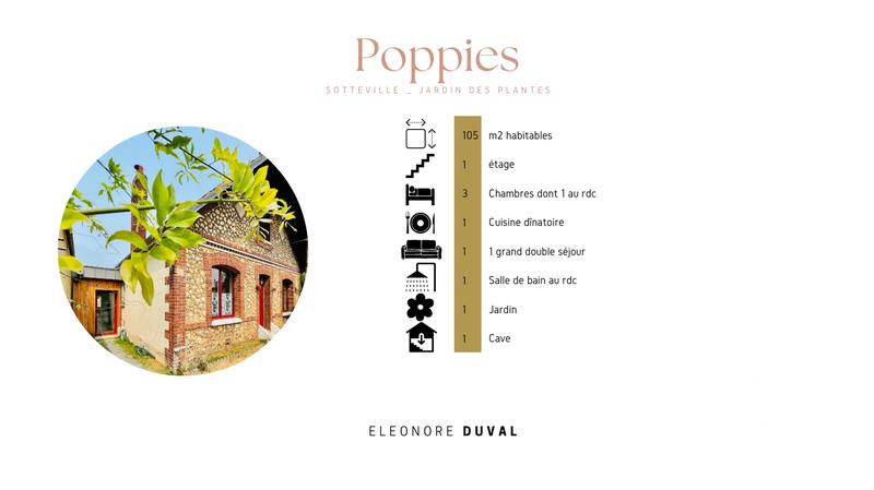 Maison - 105 m² - 4 pièces