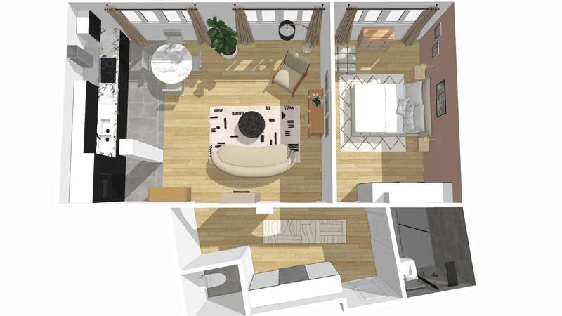 Appartement - 59 m² - 3 pièces