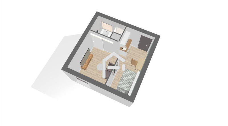 Appartement - 20 m² - 1 pièce