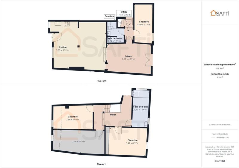 Maison - 182 m² - 5 pièces