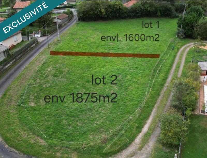Terrain - 1 600 m²