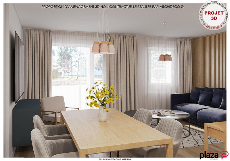 Appartement - 44 m² - 2 pièces