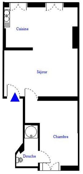 Appartement - 28 m² - 2 pièces