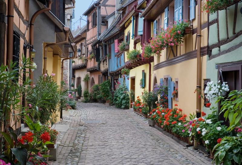 Visite guidée de la vieille ville d'Eguisheim pour groupe