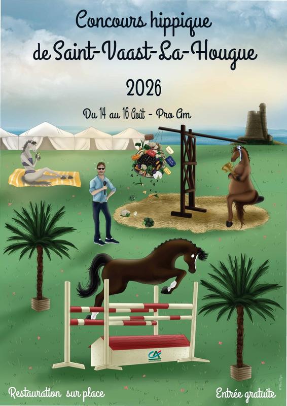 Concours hippique de St Vaast la Hougue
