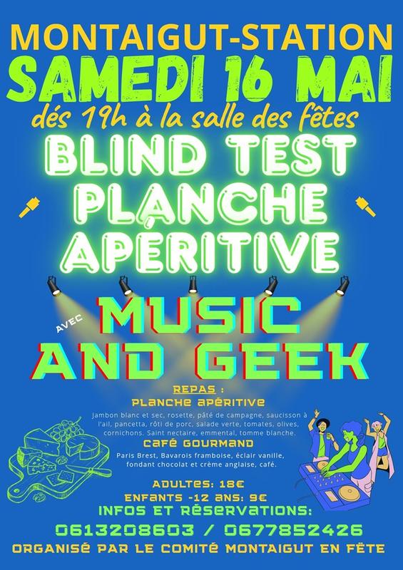 Blind test et planche apéritive