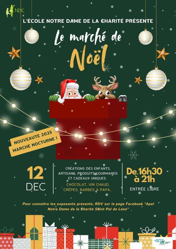 Marché de noël de l’école notre dame de la charité