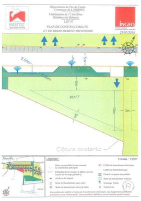 Terrain constructible - 615 m²
