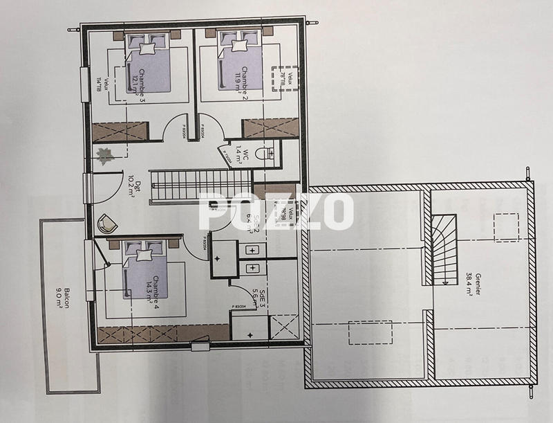 Maison - 110 m² - 5 pièces