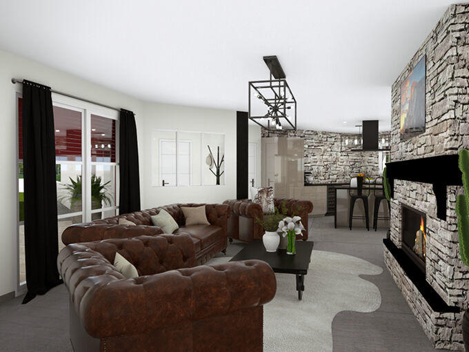 Maison - 92 m² - 5 pièces