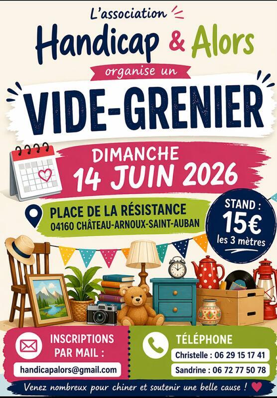 Grand vide grenier association handicap &amp; alors