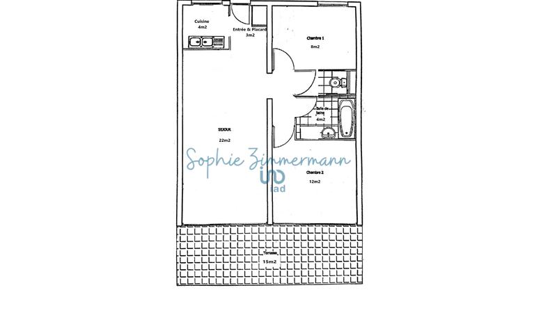 Appartement - 55 m² - 3 pièces