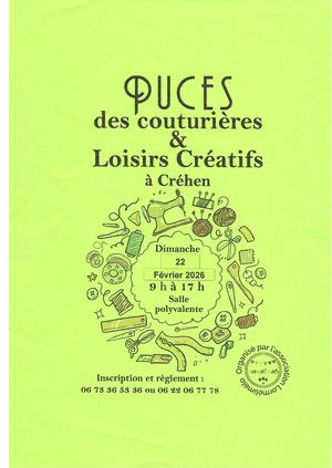 Puces des couturières et loisirs créatifs