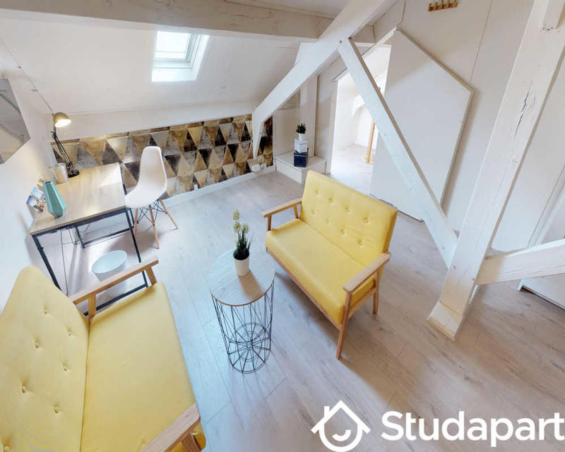 Chambre - 60 m² - 1 pièce