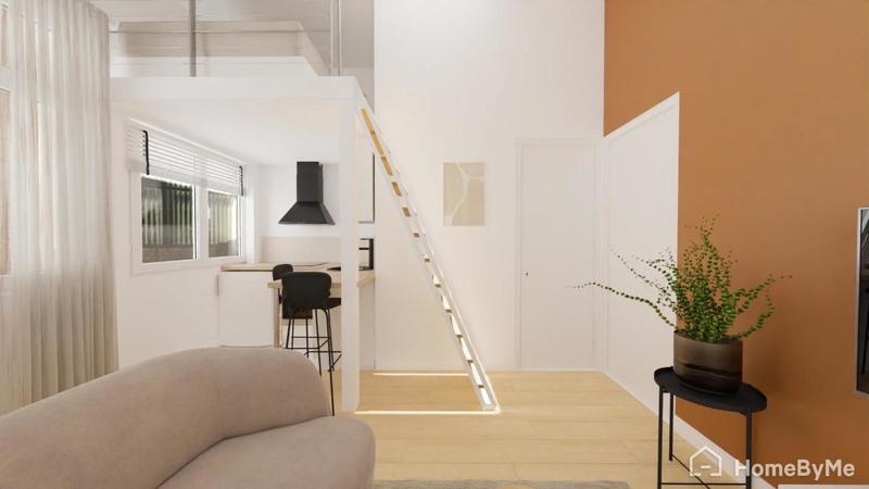 Studio - 13 m² - 1 pièce