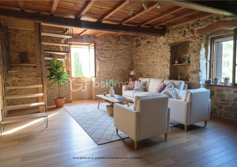 Maison en pierre - 78 m² - 4 pièces