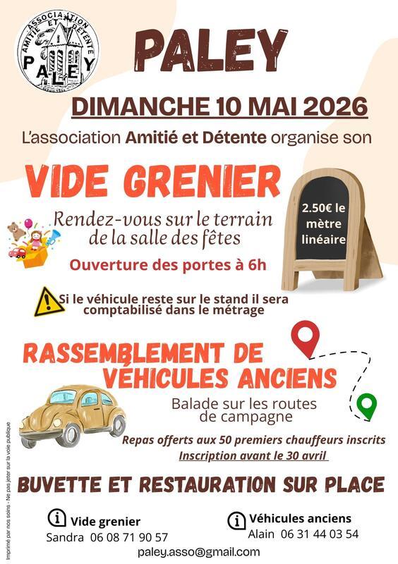 Vide grenier et rassemblement de véhicules anciens