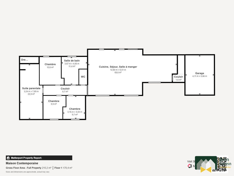 Maison - 190 m² - 7 pièces