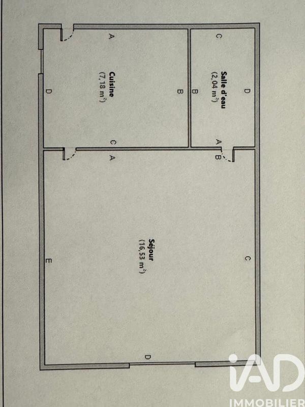 Appartement - 26 m² - 1 pièce