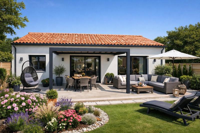 Maison - 80 m² - 4 pièces