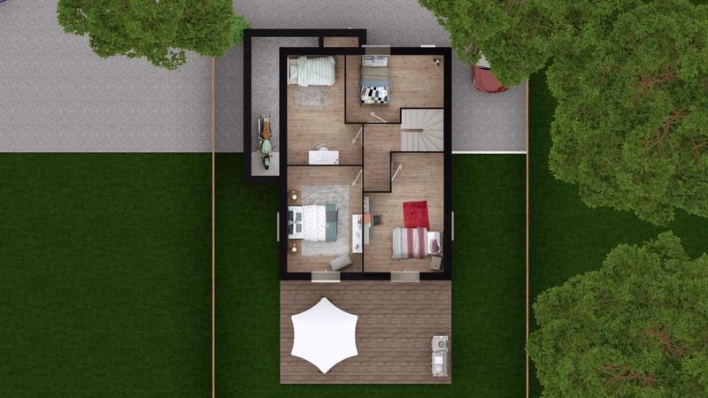 Maison - 105 m² - 4 pièces