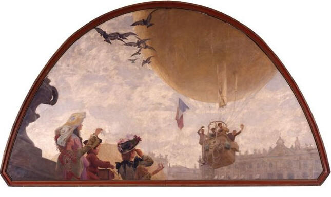 Visite guidée - une heure, une oeuvre - Ascension en ballon de Louis Guingot