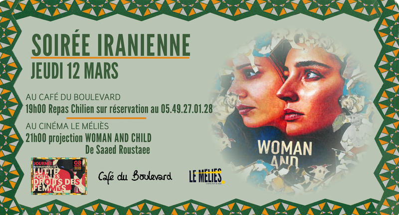 Soirée Iranienne en partenariat avec le café du boulevard