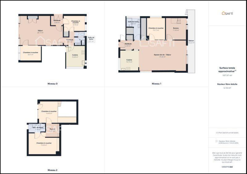 Maison - 182 m² - 7 pièces