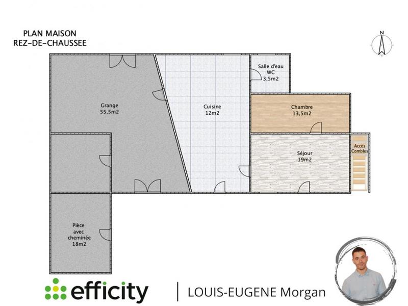 Corps de ferme - 435 m² - 3 pièces