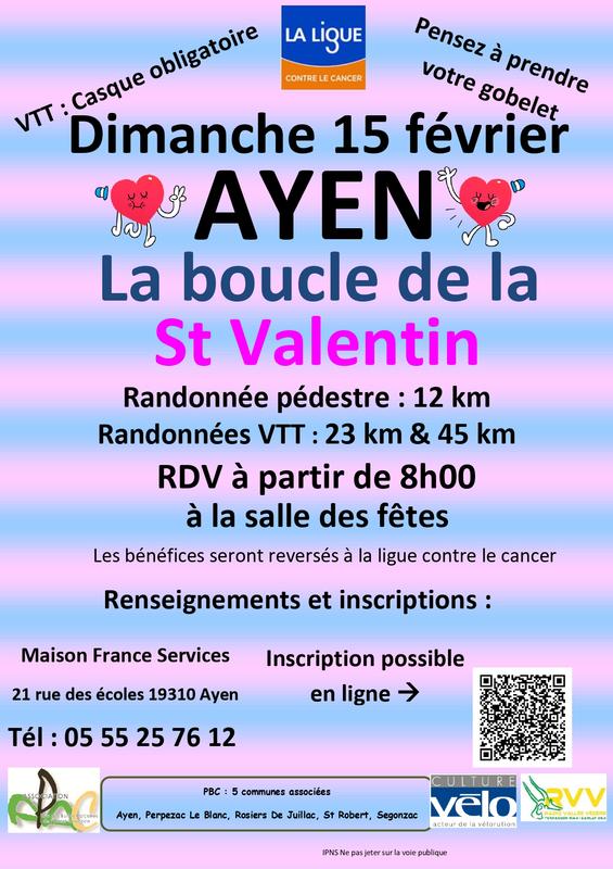 Boucle de la Saint-Valentin à Ayen