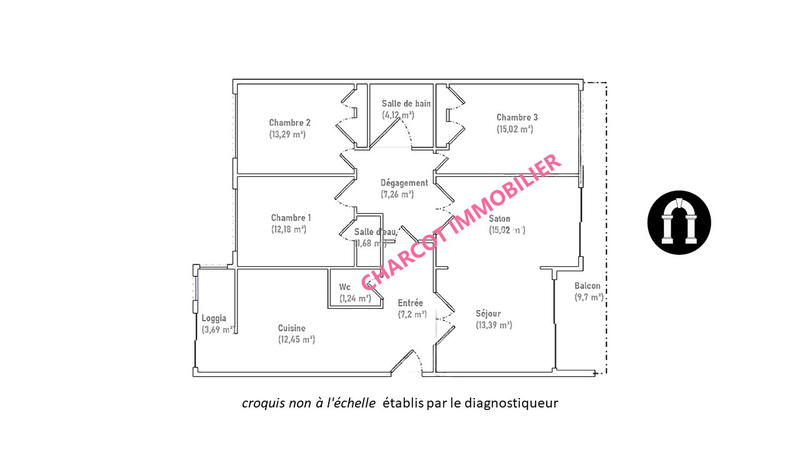 Appartement - 103 m² - 5 pièces